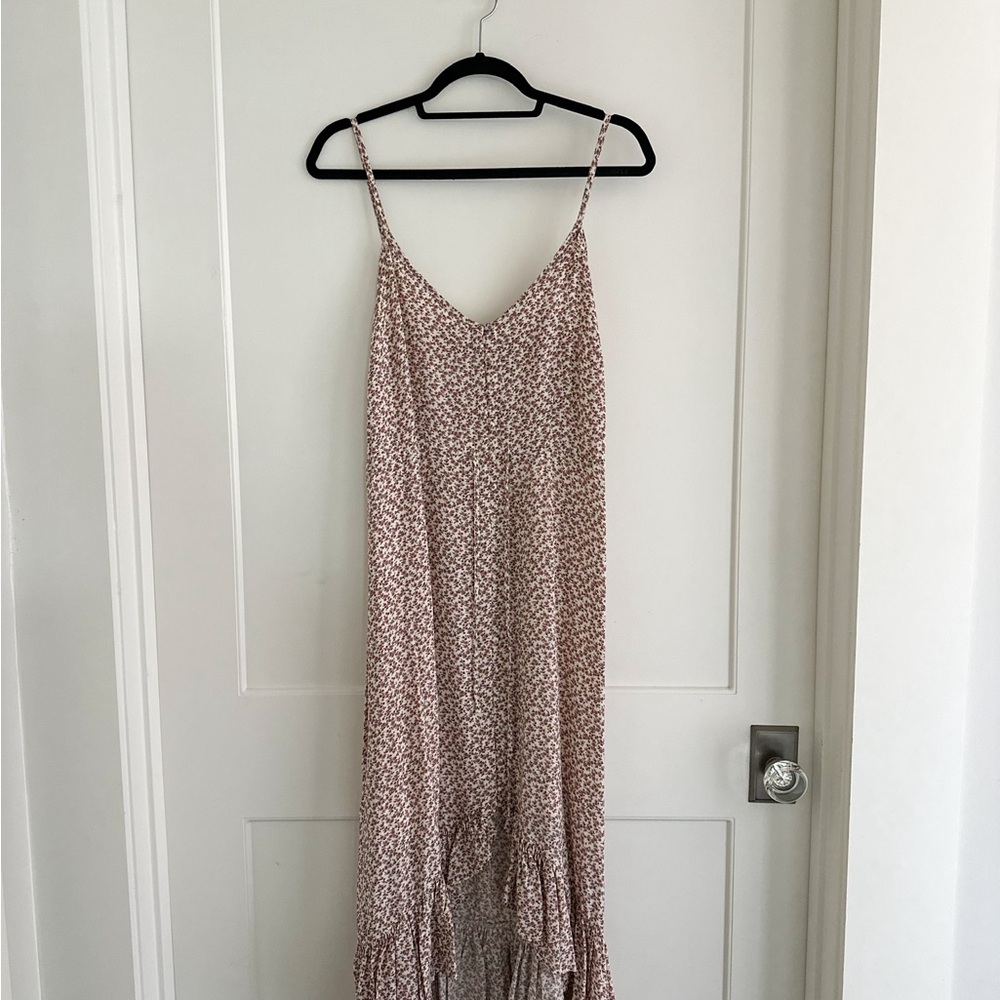 Rails Pink Floral V-Neck Dress